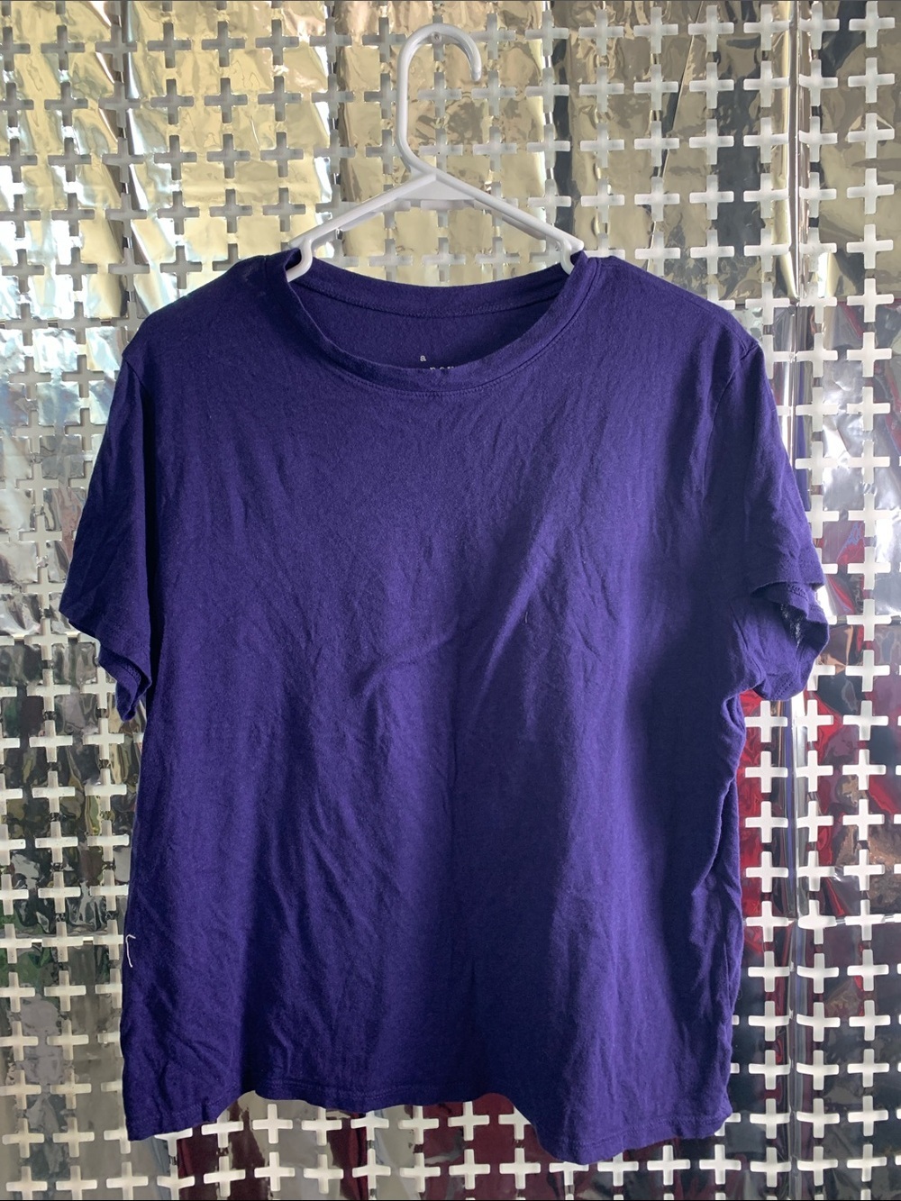 a new day Purple Crew Neck Short Sleeve Tee